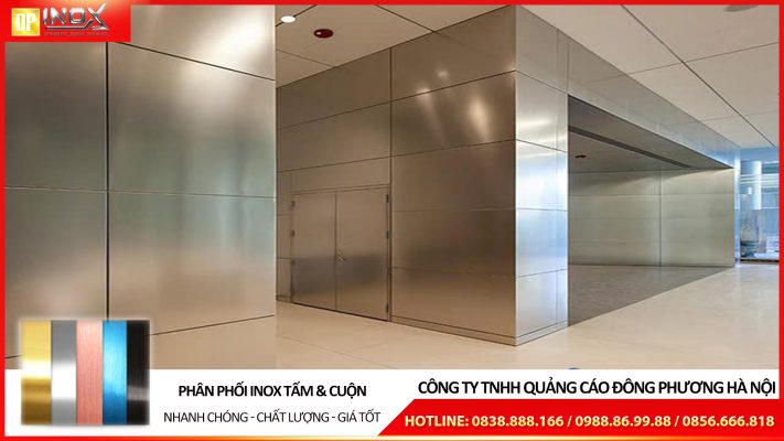 Sản phẩm từ tấm inox xước trắng